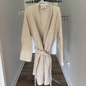 Parachute Waffle Robe, Tan (Size L)